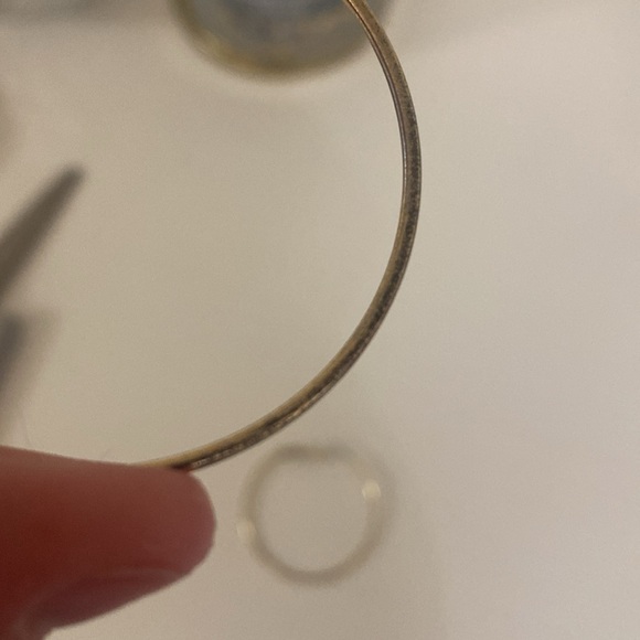 American Eagle Gold Hoop Earrings - Picture 4 of 4